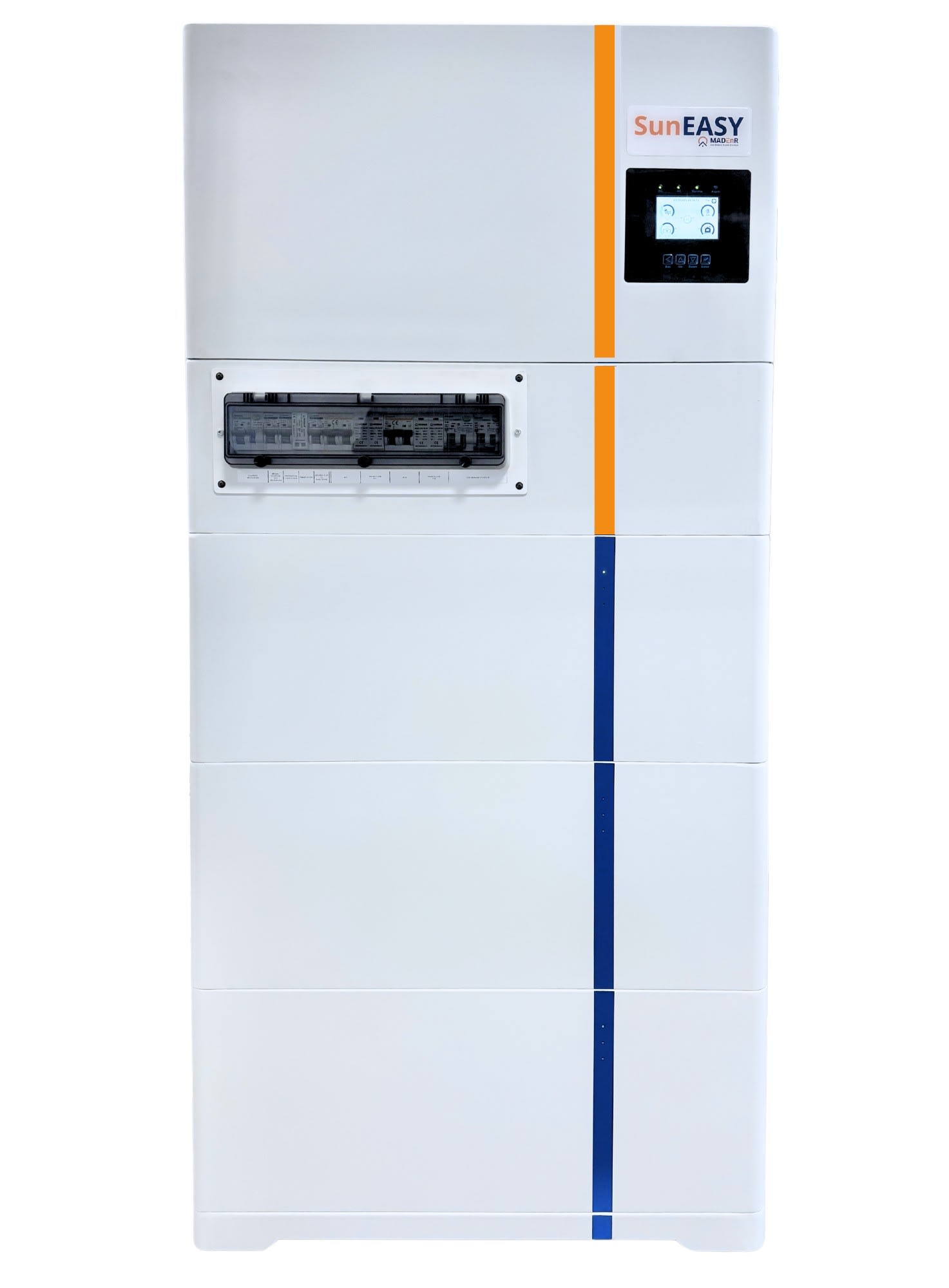 Madenr - Armoire de stockage tout en un SunEASY SE-Tri 5.1/12KVA + 3 batteries 15,36kWh