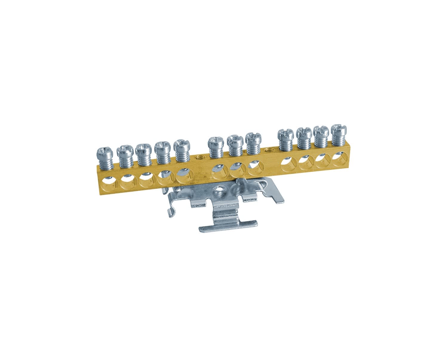 Madenr - Barette non isolée TB 63 A pour 12 raccordements de max 10 mm²