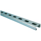 Nvent Erico - Rail de montage type C, 21x41x2,5mm, 1m long, avec trous oblongs, GAC