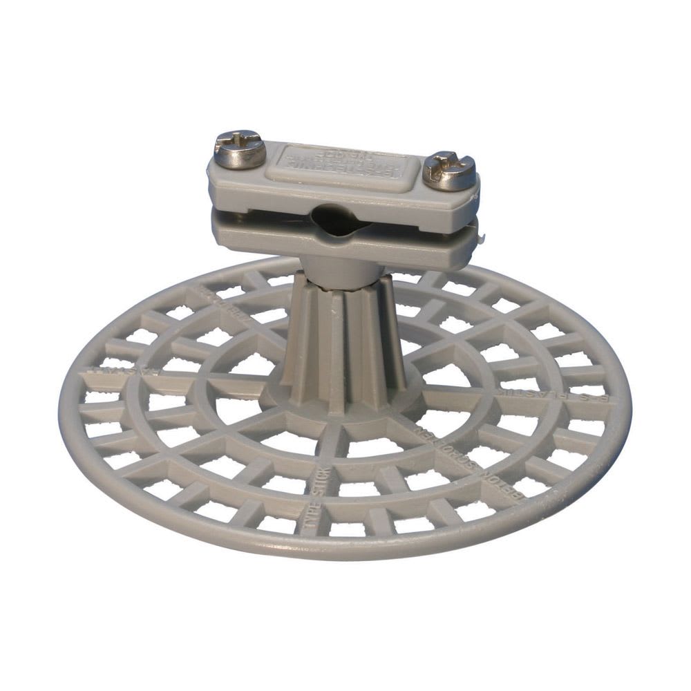 Nvent Erico - ERICO Étrier de conducteur universel avec base adhésive, 65 mm