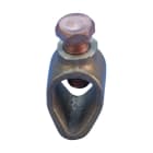 Nvent Erico - Attache piquet de terre, bronze, diam. 1/2"-5/8", toron 70 mm² max, clé 14 mm