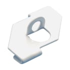 Nvent Erico - CADDY Attache sup. fx plfd, trou lisse 90° 5,8mm, blc, rebord max 1,5mm, profil