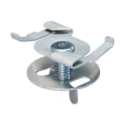 Nvent Erico - CADDY Attache pour support de faux plafond 4G16 avec écrou à oreilles, Acier