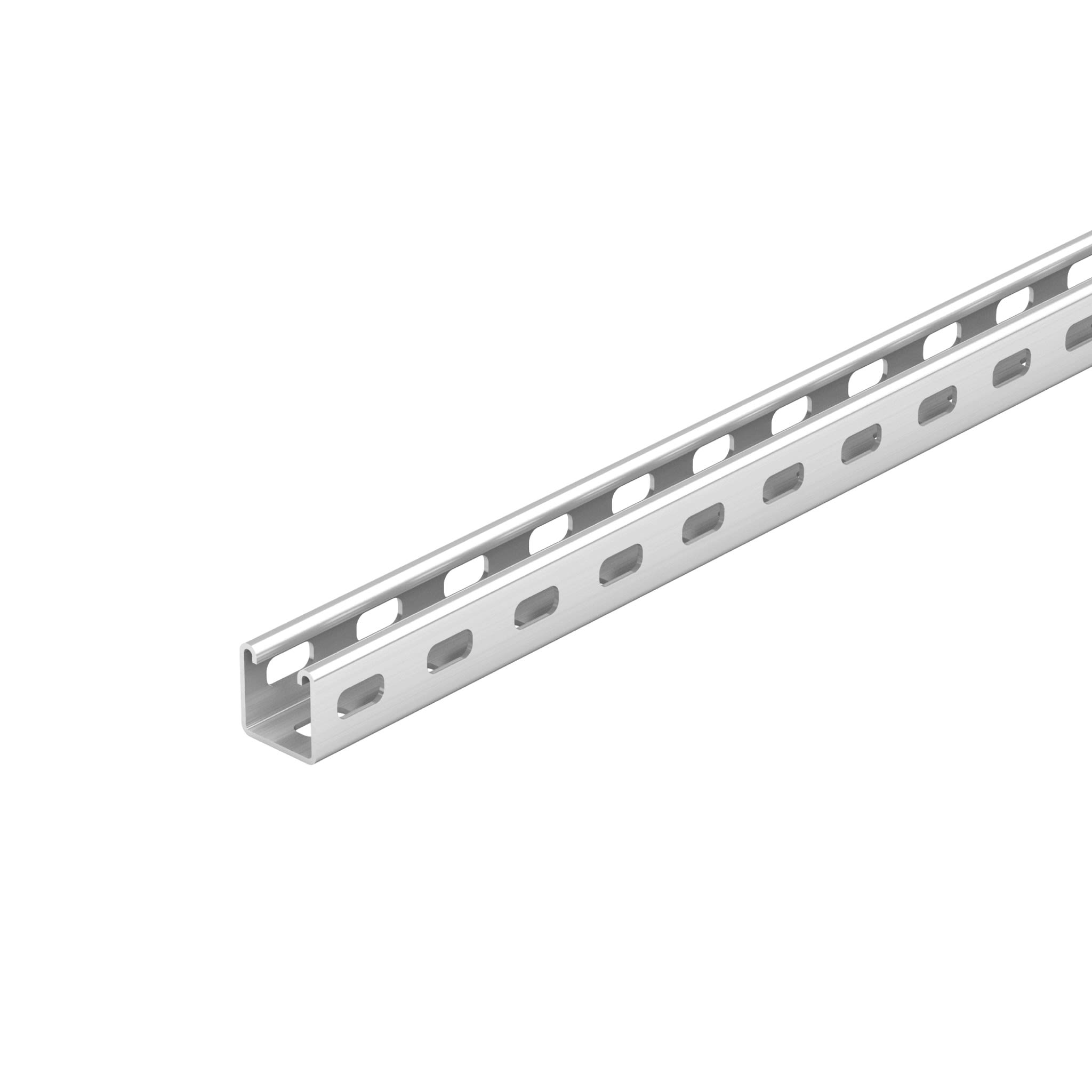 Nvent Erico - CADDY Rail de montage type A, 41x41x2,5mm, 6m long, trous 3 faces, pré-galvanisé
