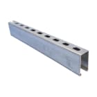 Nvent Erico - CADDY Rail de montage type E, 82x41x2,5mm, 1m long, avec trous oblongs, pré-galv