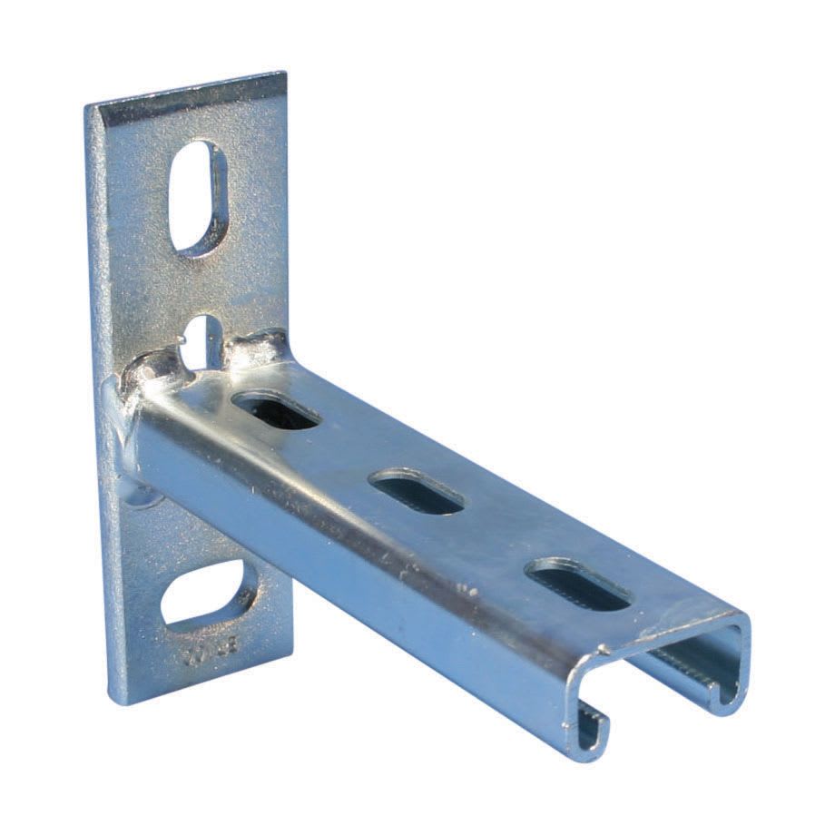 Nvent Erico - CADDY Console profil de montage type C, trous oblongs, acier EZ, 2mmx450mmx41mmx