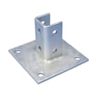 Nvent Erico - CADDY Embase pour profil de montage type A, GC, 150 x 150 x 100 x 32 mm