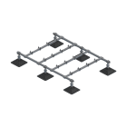 Nvent Erico - CADDY Kit de support d?équipement PYRAMID, 6 embases, 2172 mm