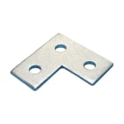 Nvent Erico - CADDY Support d?angle plat à trois trous, S316, 85 mm x 85 mm