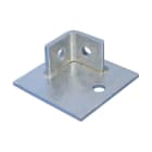 Nvent Erico - CADDY Plaque de support à angle, 2 trous (disposition des trous 1-1)