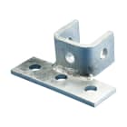 Nvent Erico - CADDY Connecteur double angle à six trous, 3 voies, 138 mm x 40 mm
