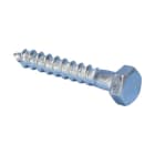 Nvent Erico - CADDY Vis tirefond à tête hexagonale 42, H8 Vis, 65 mm