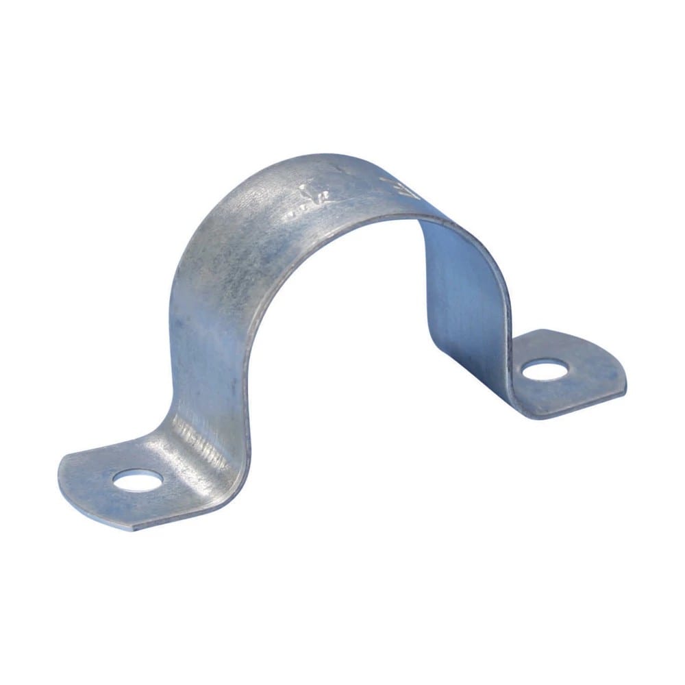Nvent Erico - CADDY Collier oméga pour tuyau 1 1/2", 48,3mm, trous de fixation 7mm, électrogal