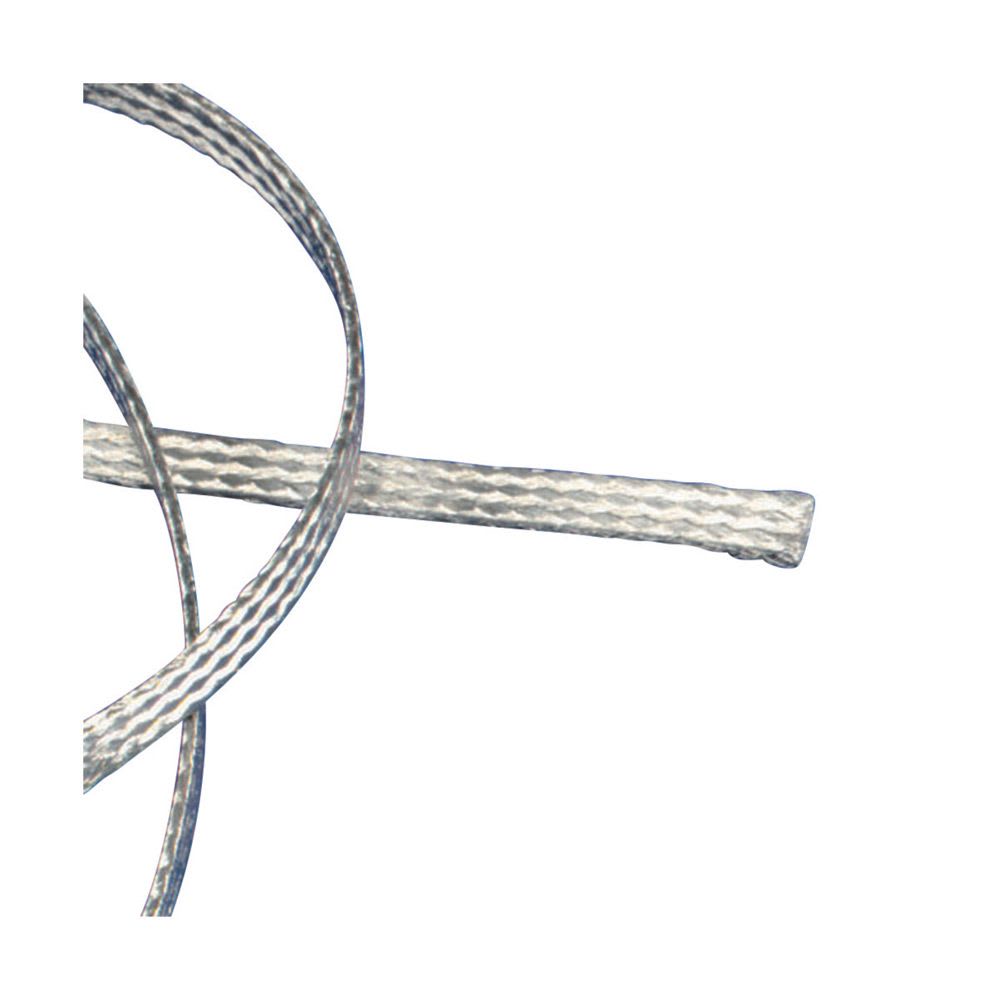 Nvent Erico - ERIFLEX Tresse plate en bobine longue, cuivre étamé, 25 mm²