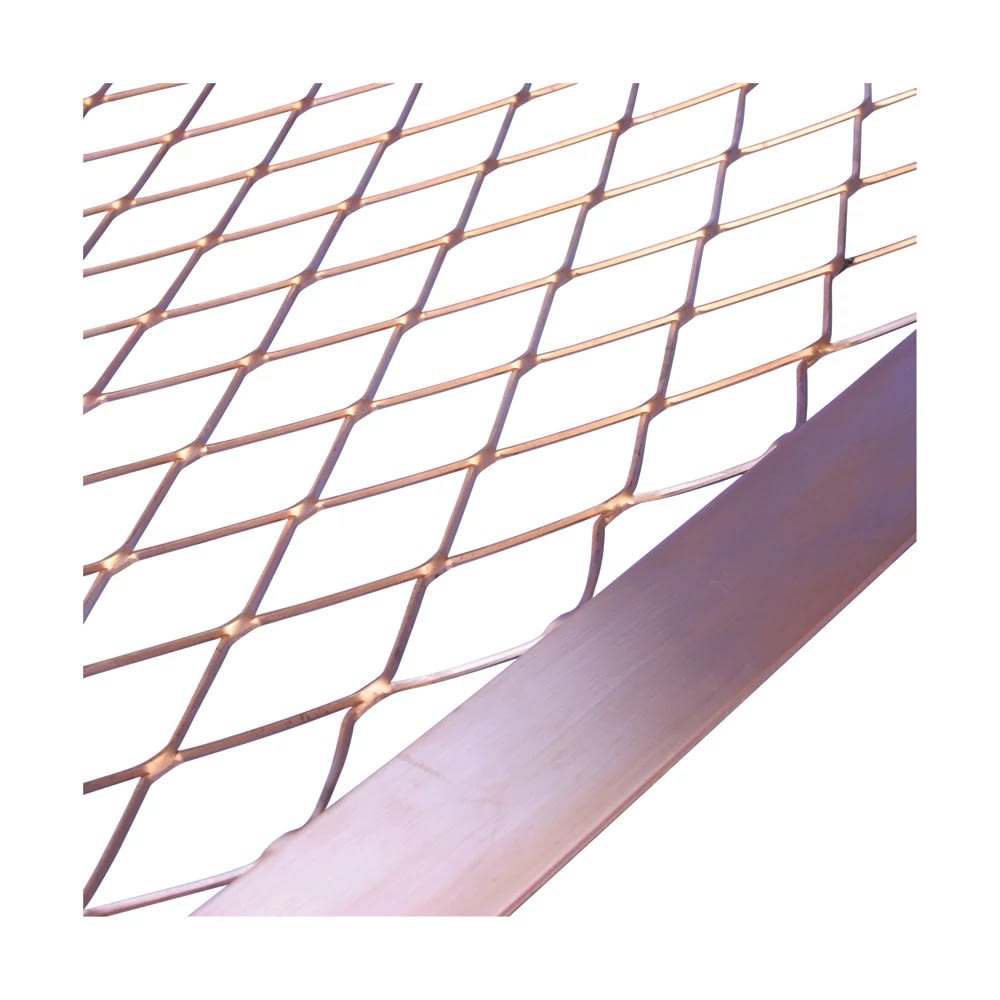 Nvent Erico - ERICO Mèche en cuivre étirée avec bande en cuivre, 2 000 mm x 1 m x 2 mm