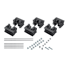 Nvent Erico - ERIFLEX nVent ERIFLEX FleXbus Kit de Supports sur chant 3 Pôles, 87,5 mm x 119 m