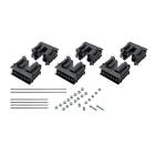 Nvent Erico - ERIFLEX nVent ERIFLEX FleXbus Kit de Supports sur chant 3 Pôles, 100 mm x 169 mm