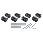 Nvent Erico - ERIFLEX nVent ERIFLEX FleXbus Kit de Supports à plat 3 Pôles + Neutre, 87,5 mm x