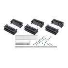 Nvent Erico - ERIFLEX nVent ERIFLEX FleXbus Kit de Supports à plat 3 Pôles, 138 mm x 123 mm
