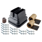 Nvent Erico - ERIFLEX nVent ERIFLEX FleXbus Passe conducteur IP55, Double Entrée 176x157x152mm