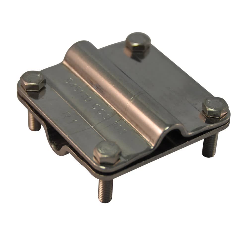 Nvent Erico - ERICO Étrier de terre multi-usage, S304, Torsadé, 8 mm, Solide, 8 mm