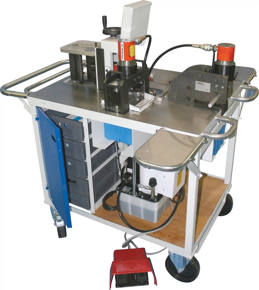 Nvent Erico - ERIFLEX Etabli hydraulique 230 V pour barre de cuivre / conducteur flexible