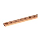 Nvent Erico - ERIFLEX Barre taraudée avec trou fixation, 30 mm x 10 mm x 2000 mm