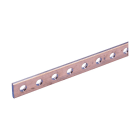 Nvent Erico - ERIFLEX Barre perforée en cuivre nu, simple, 25 mm x 5 mm x 1750 mm