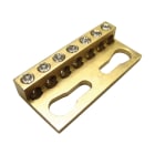 Nvent Erico - Barre de connexion universelle, laiton, 7 connexions