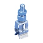 Nvent Erico - ERIFLEX Clip de fixation pour barre omnibus simple, 4 mm Épaisseur de barre