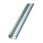 Nvent Erico - ERIFLEX Rail perforé en forme de C, 40 mm x 20 mm x 2000 mm x 1,5 mm
