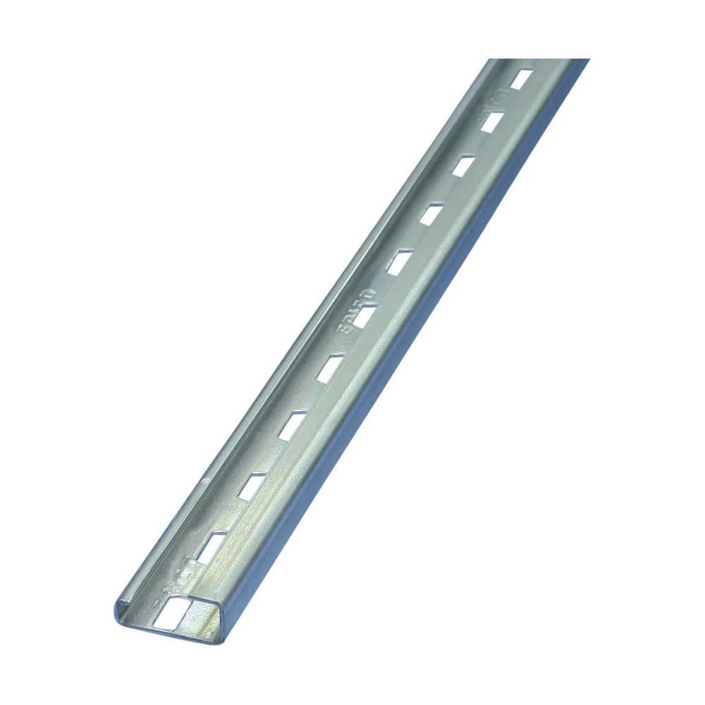 Nvent Erico - ERIFLEX Rail DIN, profil asymétrique perforé, longueur 3 m