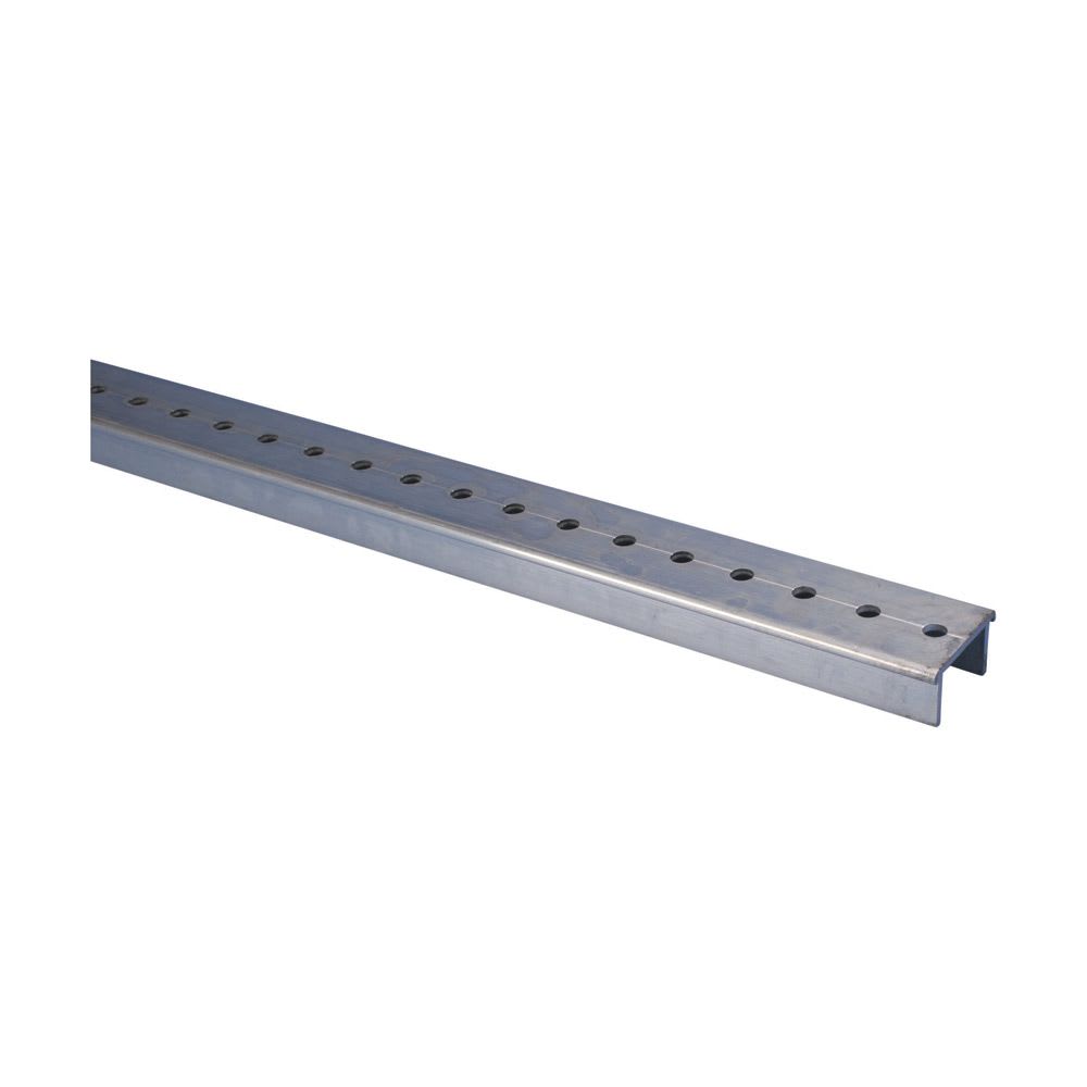 Nvent Erico - ERIFLEX Support perforé ajustable en ABS pour barre omnibus, 2 000 mm x 23 mm x