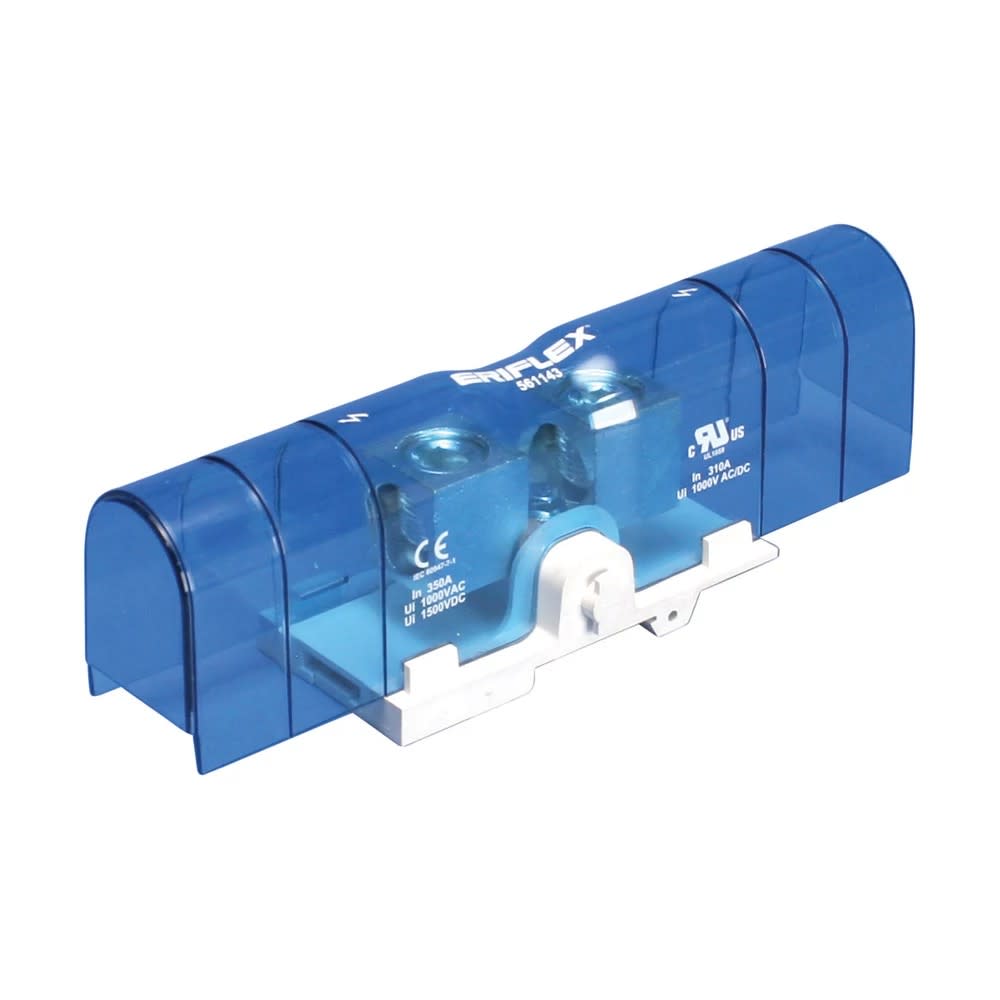 Nvent Erico - ERIFLEX Borne de puissance, tunnel-tunnel, 350 A