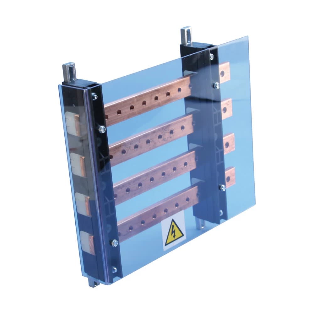 Nvent Erico - ERIFLEX Répartiteur quadripolaire avec barres taraudées, plat, 630 A