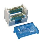 Nvent Erico - ERIFLEX Répartiteur bipolaire, 80/100 A, Alim. 1 connexion, Distribution 6 conne