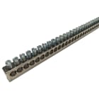Nvent Erico - ERIFLEX Barre de mise à la terre et neutre, laiton nickelé, 130 connexions