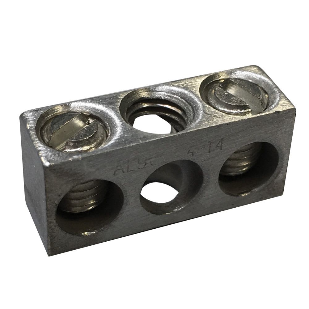 Nvent Erico - ERIFLEX Barre de mise à la terre et neutre, aluminium étamé, 2 connexions