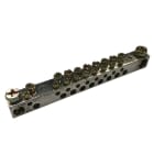 Nvent Erico - ERIFLEX Barre double de mise à la terre et neutre, aluminium étamé, 20 connexion