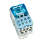 Nvent Erico - ERIFLEX Répartiteur unipolaire, 250 A IEC, Alim. 1 câble, Distribution 11 câbles