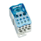 Nvent Erico - ERIFLEX Répartiteur unipolaire, 400 A IEC, Alim. 1 câble, Distribution 11 câbles