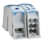 Nvent Erico - ERIFLEX Répartiteur unipolaire, 500 A IEC, Alim 1 FLEXIBAR, Distri. 6 câbles, al