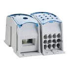 Nvent Erico - ERIFLEX Répartiteur unipolaire, 500 A IEC, Alim. 1 FLEXIBAR, Distri. 12 câbles,