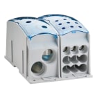 Nvent Erico - ERIFLEX Répartiteur unipolaire, 1250 A IEC, Alim. 2 câbles, Distribution 9 câble