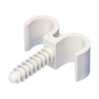 Nvent Erico - CADDY Clip pour tuyau double avec bouchon, à frapper, 28 mm
