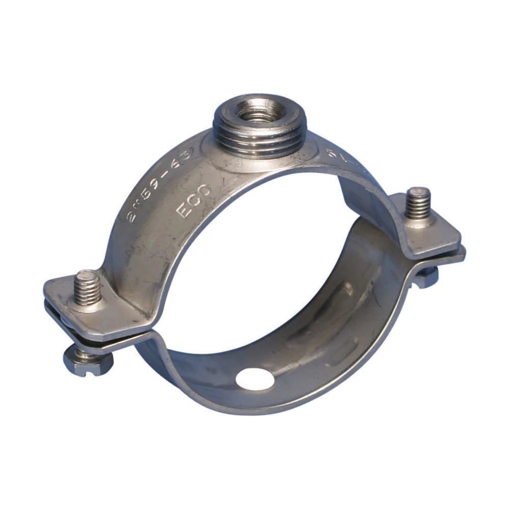 Nvent Erico - CADDY Collier de serrage à charge lourde PX NI, S316, 87?92mm OD, 1/2" Fil., 31m