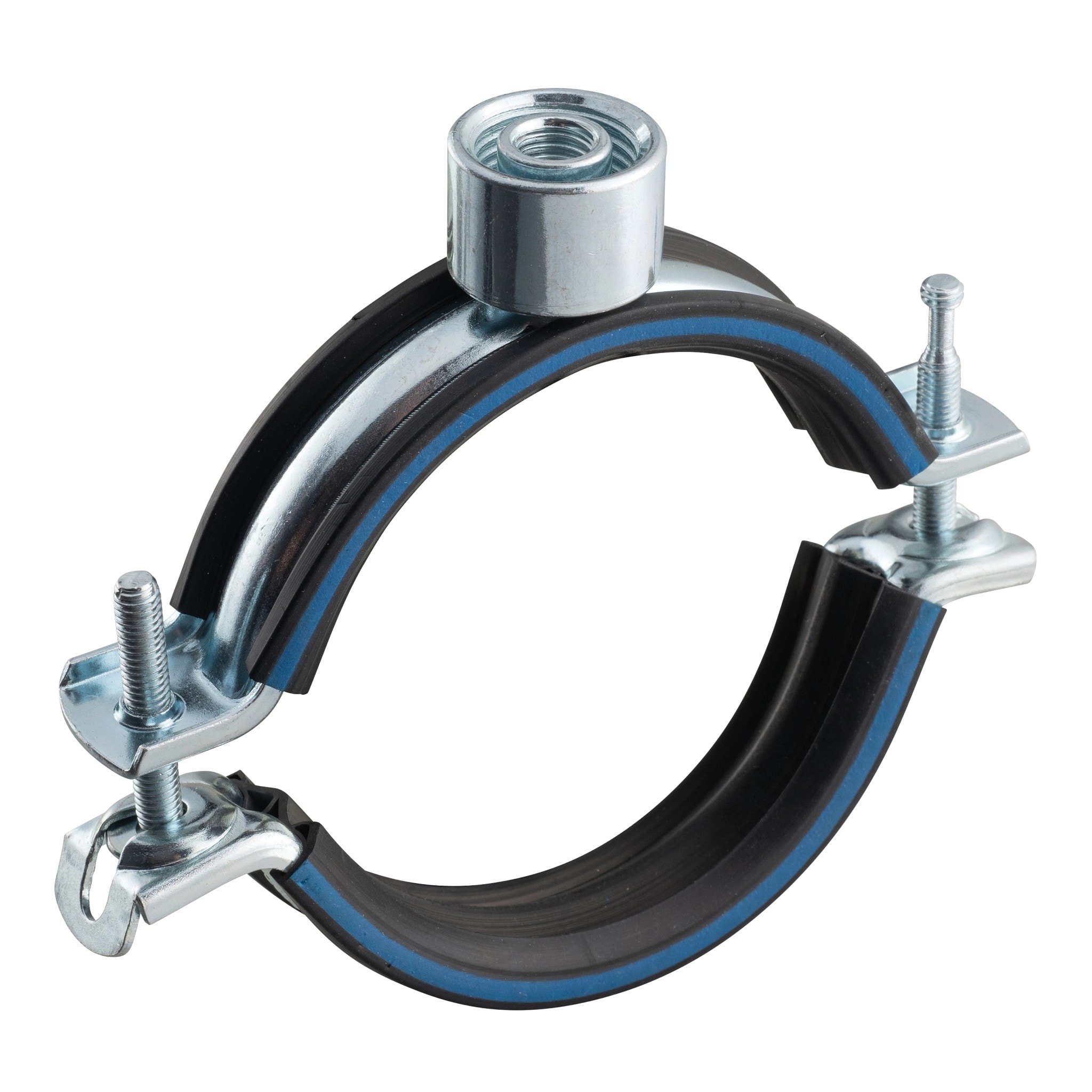 Nvent Erico - CADDY Collier a deux vis et fermeture rapide, isolé pour tube 190-200mm,M8/M10/