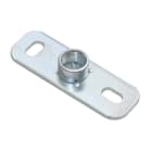 Nvent Erico - Platine avec manchon à 2 trous PBF pour tuyau fileté, 1/2" Pas de vis, 80 mm