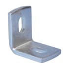 Nvent Erico - Équerre angle droit rail E2-E4, 2 trous, Électrozingué
