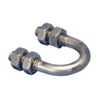 Nvent Erico - CADDY Boulon en U, S316, 76 mm OD, 2 1/2" Tuyau, 65 DN, M8 Tige